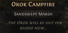 MMOJUGG Path of Exile 2 OROK CAMPFIRE---ACT 3 Details View of Item Function and Use